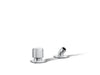 KOHLER K-27022 Occasion Deck-mount handshower holder and two-way diverter valve, polished chrome