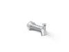 KOHLER K-27023 Occasion Wall-mount bath spout with Straight design and diverter, polished chrome