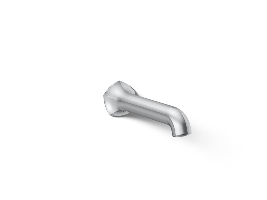 KOHLER K-27024 Occasion Wall-mount bath spout with Straight design, 8", polished chrome