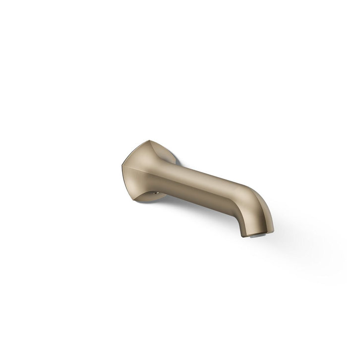 KOHLER K-27024 Occasion Wall-mount bath spout with Straight design, 8", vibrant brushed bronze - view 5