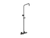 KOHLER K-27031-9 Occasion Two-way exposed thermostatic valve and shower column kt, matte black