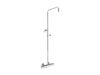 KOHLER K-27031-9 Occasion Two-way exposed thermostatic valve and shower column kt, polished chrome