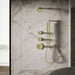 KOHLER K-27050 Occasion Single-function showerhead, 2.5 gpm, vibrant brushed moderne brass - view 3