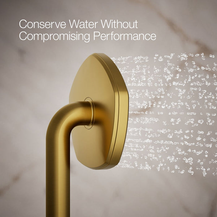 KOHLER K-27052 Occasion Single-function handshower, 2.5 gpm, vibrant brushed moderne brass - view 2