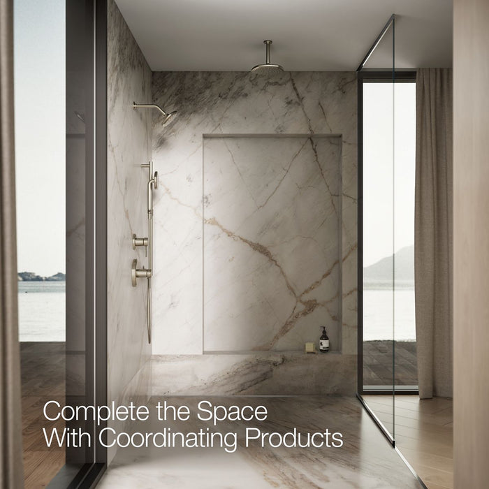 KOHLER K-27052 Occasion Single-function handshower, 2.5 gpm, vibrant brushed nickel - view 3