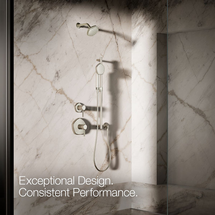 KOHLER K-27052 Occasion Single-function handshower, 2.5 gpm, vibrant brushed nickel - view 4