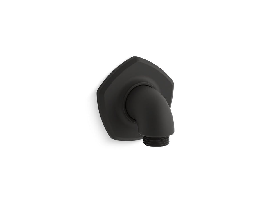 KOHLER K-27053 Occasion Wall-mount supply elbow, matte black