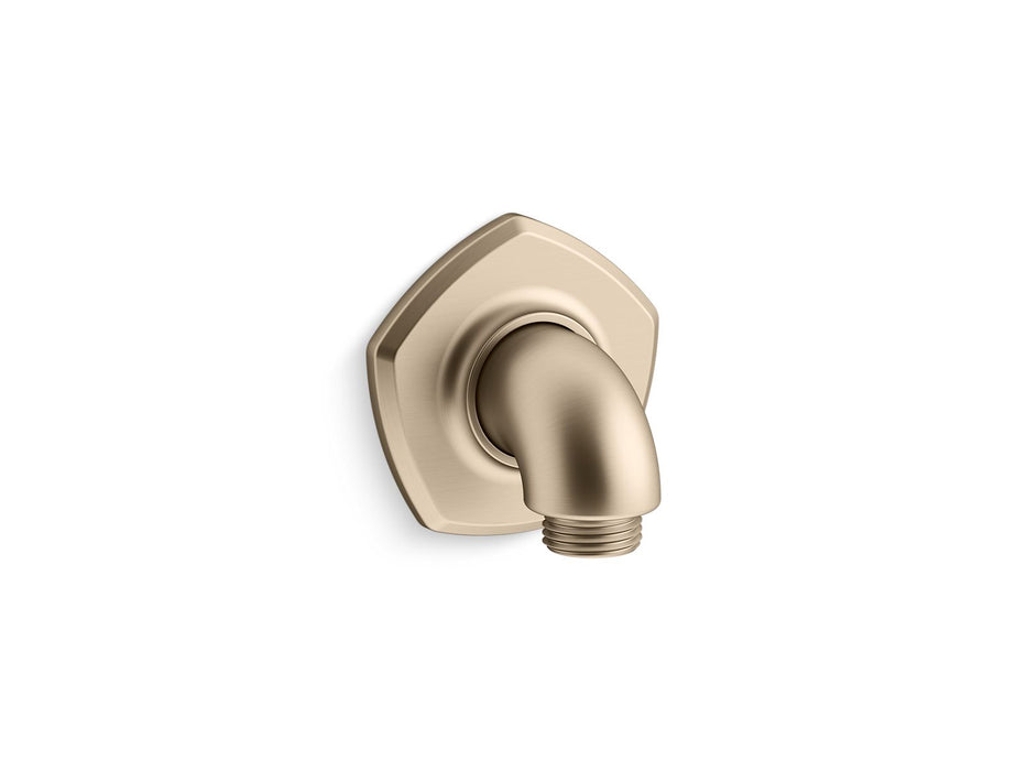 KOHLER K-27053 Occasion Wall-mount supply elbow, vibrant brushed bronze