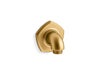 KOHLER K-27053 Occasion Wall-mount supply elbow, vibrant brushed moderne brass