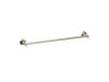 KOHLER K-27061 Occasion 24" towel bar, vibrant brushed nickel