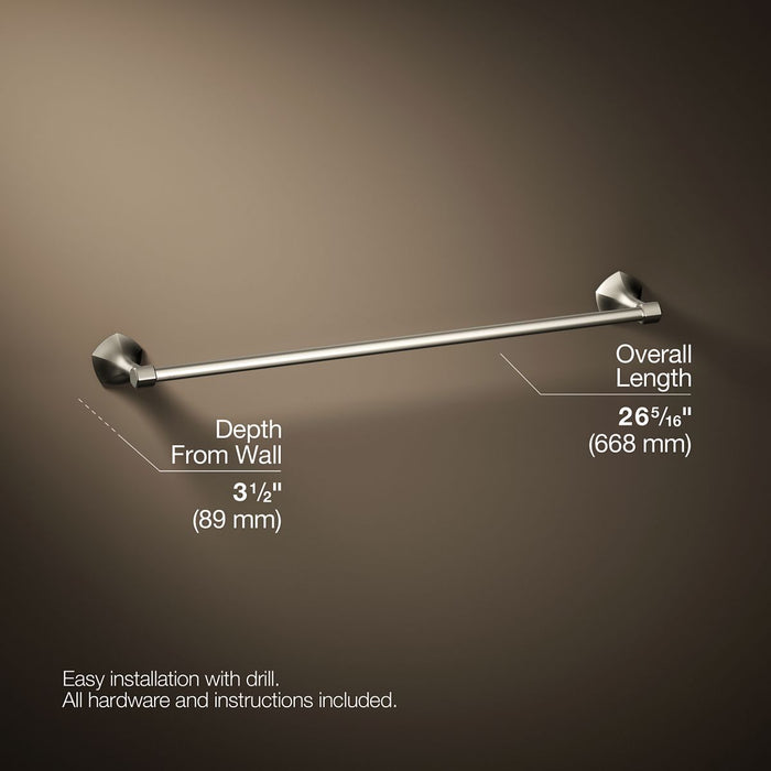 KOHLER K-27061 Occasion 24" towel bar