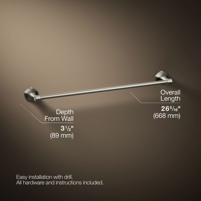KOHLER K-27061 Occasion 24" towel bar