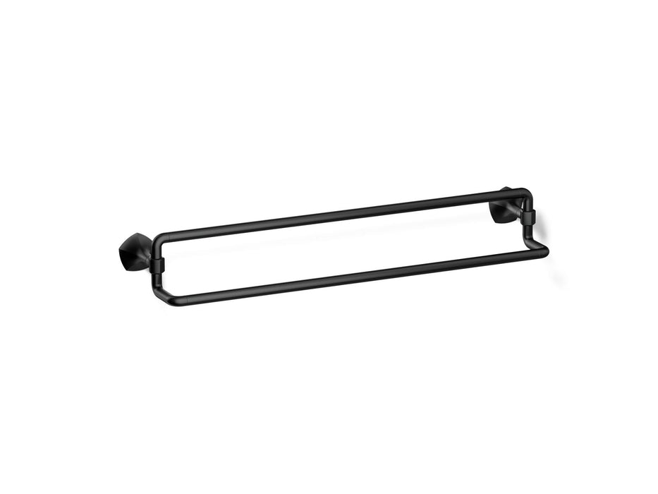KOHLER K-27062 Occasion 24" double towel bar, matte black