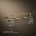 KOHLER K-27062 Occasion 24" double towel bar, vibrant brushed moderne brass - view 4