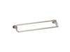 KOHLER K-27062 Occasion 24" double towel bar, vibrant brushed nickel