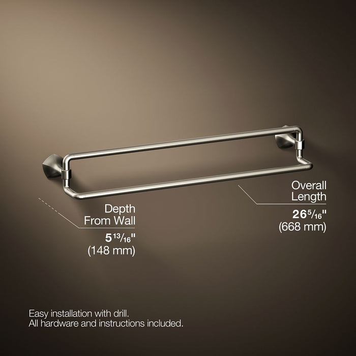 KOHLER K-27062 Occasion 24" double towel bar