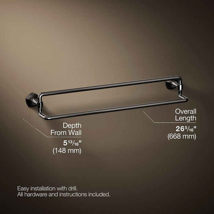 KOHLER K-27062 Occasion 24" double towel bar