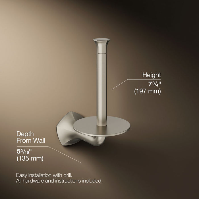 KOHLER K-27064 Occasion Vertical toilet paper holder