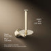 KOHLER K-27064 Occasion Vertical toilet paper holder, vibrant french gold - view 5