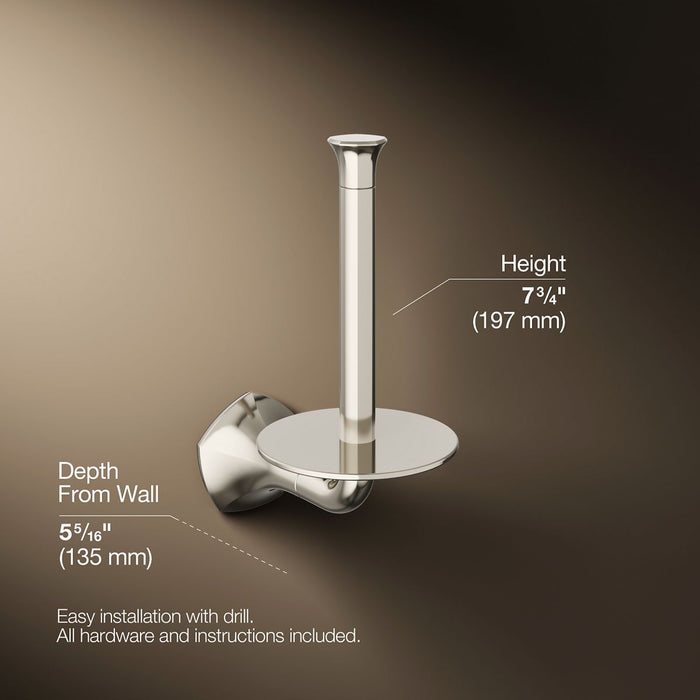 KOHLER K-27064 Occasion Vertical toilet paper holder
