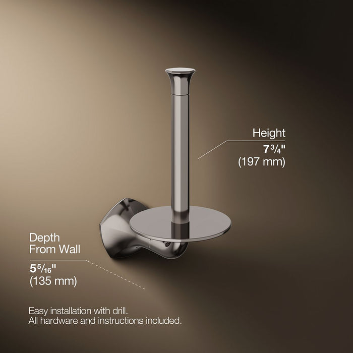 KOHLER K-27064 Occasion Vertical toilet paper holder