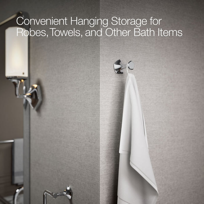 KOHLER K-27069 Occasion Robe hook, polished chrome - view 5
