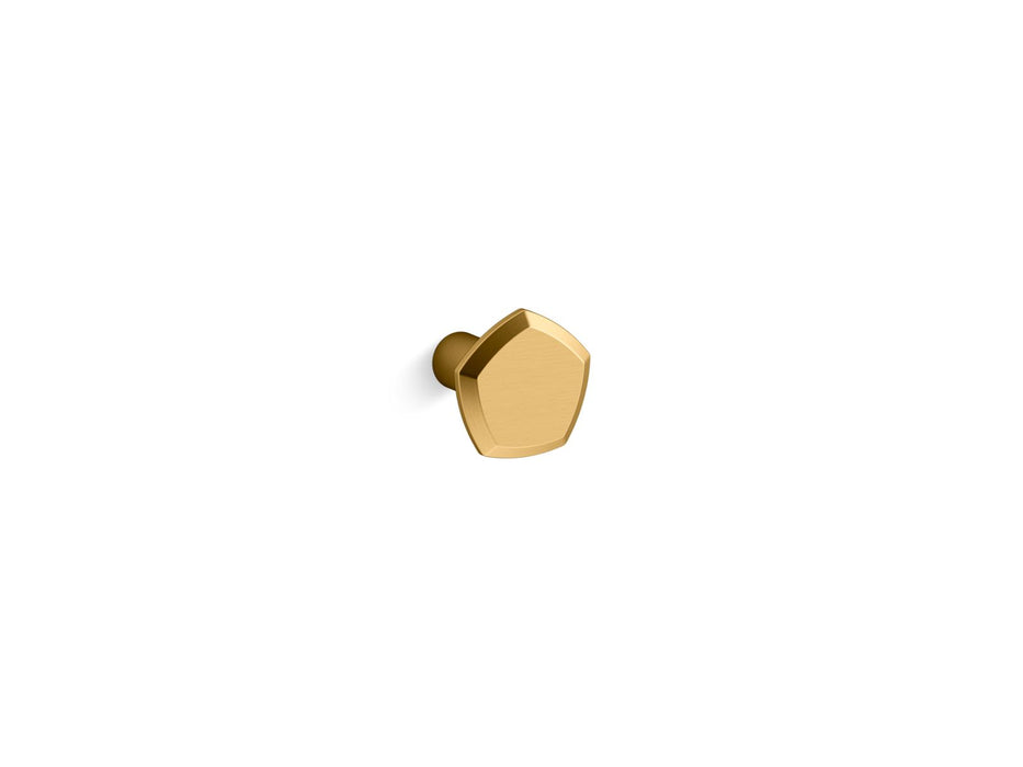 KOHLER K-27074 Occasion Cabinet knob, vibrant brushed moderne brass