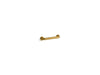 KOHLER K-27079 Occasion 12" grab bar, vibrant brushed moderne brass