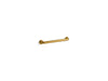 KOHLER K-27080 Occasion 18" grab bar, vibrant brushed moderne brass