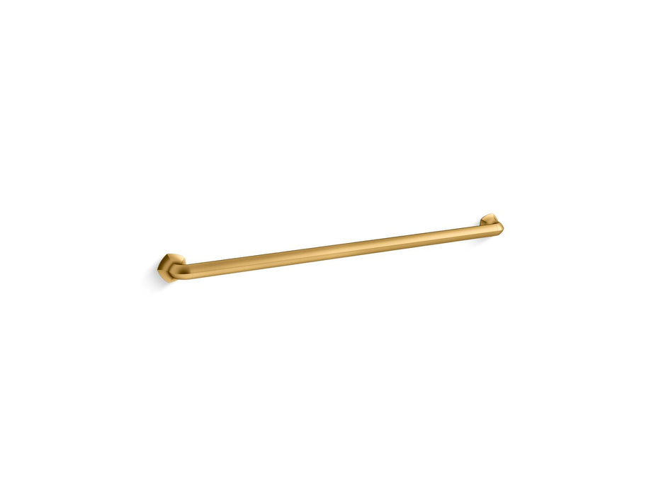 KOHLER K-27082 Occasion 36" grab bar, vibrant brushed moderne brass