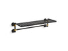 KOHLER K-27085 Occasion Hotelier, matte black with brushed moderne brass