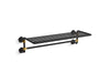 KOHLER K-27085 Occasion Hotelier, matte black with moderne brass
