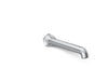 KOHLER K-27115 Occasion Wall-mount bath spout with Straight design, 12", polished chrome