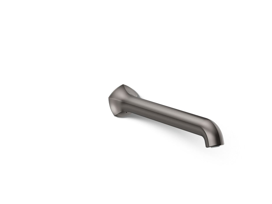 KOHLER K-27115 Occasion Wall-mount bath spout with Straight design, 12", vibrant titanium