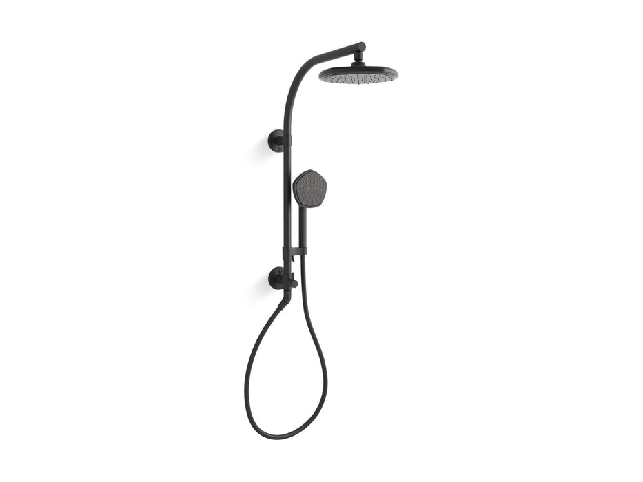 KOHLER K-27118-G Occasion HydroRail-R shower column kit, 1.75 gpm, matte black