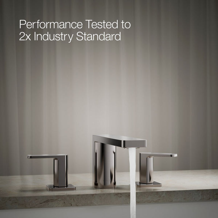 KOHLER K-27121-4 Parallel Deck-mount bath faucet, vibrant titanium - view 3