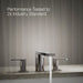 KOHLER K-27121-4 Parallel Deck-mount bath faucet, vibrant titanium - view 3