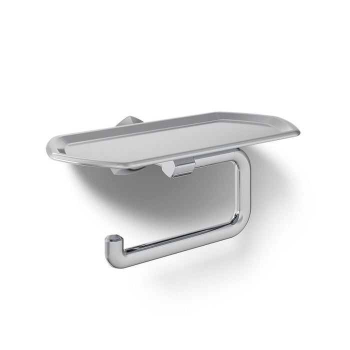 KOHLER K-27128 Occasion Toilet paper holder with tray, polished chrome - view 4