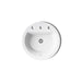 KOHLER K-2714-8 Bryant 19" round drop-in bathroom sink, white - view 4