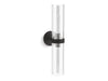 KOHLER K-27263-SC02 Purist Two-light sconce, matte black