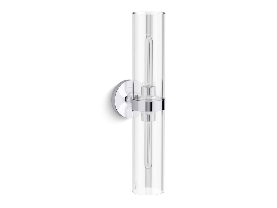 KOHLER K-27263-SC02 Purist Two-light sconce, polished chrome