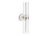 KOHLER K-27263-SC02 Purist Two-light sconce, polished nickel