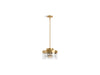 KOHLER K-27265-PE02 Purist 12-1/2" pendant, brushed moderne brass