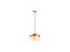 KOHLER K-27265-PE02 Purist 12-1/2" pendant, brushed moderne brass - view 2