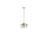 KOHLER K-27265-PE02 Purist 12-1/2" pendant, french gold