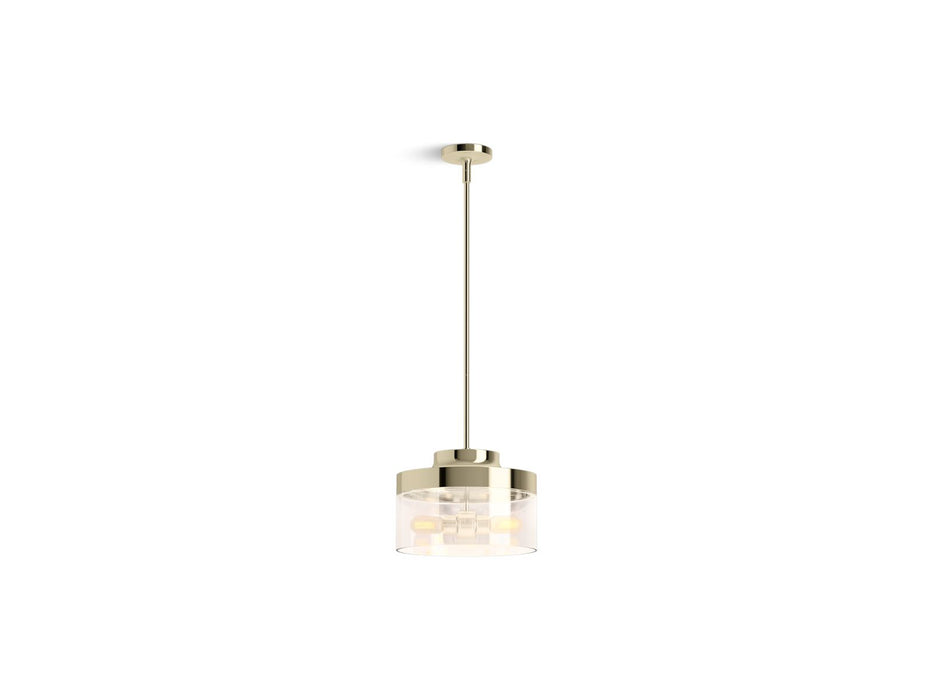 KOHLER K-27265-PE02 Purist 12-1/2" pendant, french gold - view 2