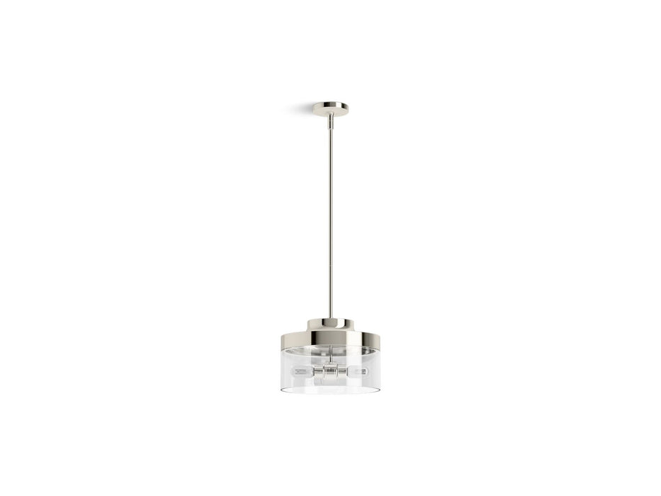 KOHLER K-27265-PE02 Purist 12-1/2" pendant, polished nickel