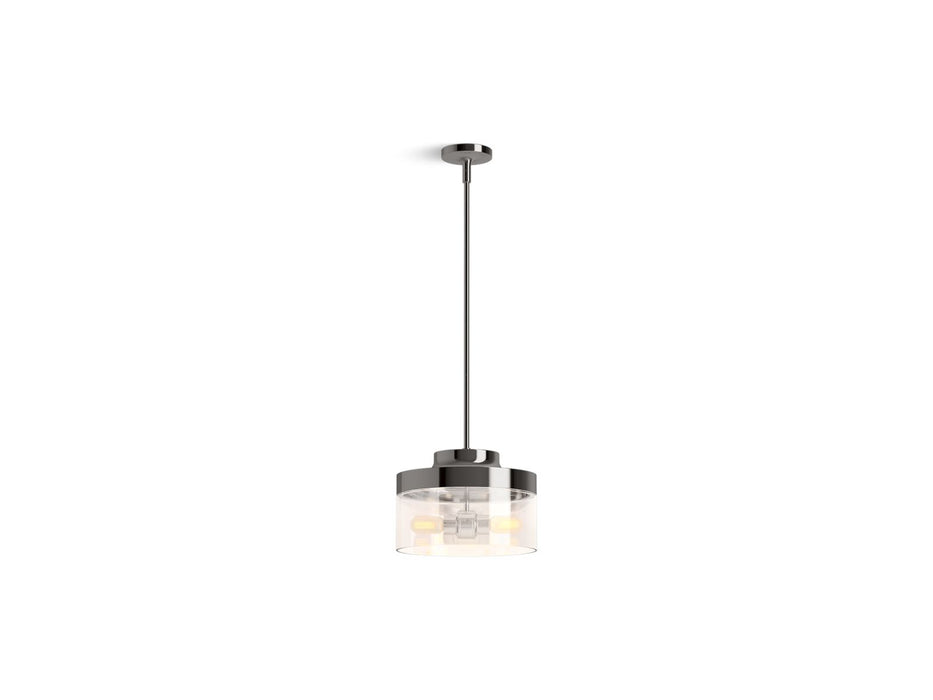 KOHLER K-27265-PE02 Purist 12-1/2" pendant, titanium - view 2