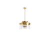 KOHLER K-27266-PE04 Purist 18" pendant, brushed moderne brass