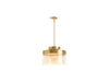 KOHLER K-27266-PE04 Purist 18" pendant, brushed moderne brass - view 2